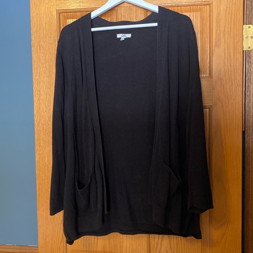 Croft & Barrow Black Cardigan